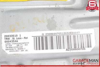 03-12 Mercedes R230 SL500 SL55 AMG Knee Airbag Air Bag Left Driver Side OEM