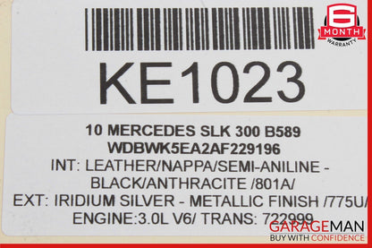 05-11 Mercedes R171 SLK300 SLK350 Front Right Side Door Lock Latch Actuator OEM