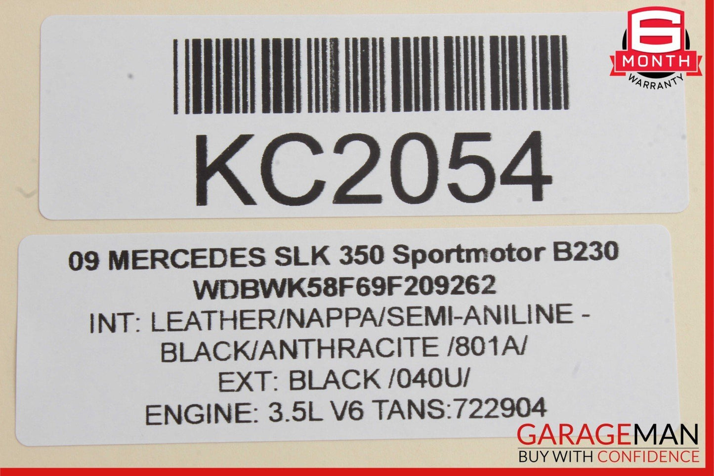 05-11 Mercedes R171 SLK350 SLK280 Front Right Side Door Lock Latch Actuator OEM