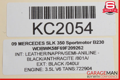 05-11 Mercedes R171 SLK350 SLK280 Front Right Side Door Lock Latch Actuator OEM