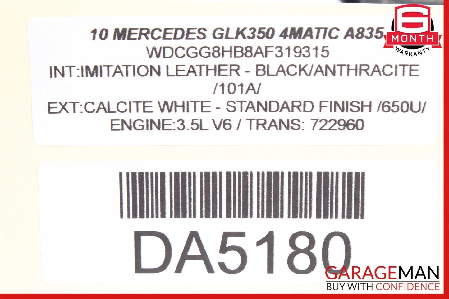 09-12 Mercedes X204 GLK350 C350 Rear Left Side Door Control Module Unit OEM