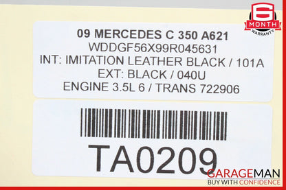 08-11 Mercedes W204 C300 C250 Driving Steering Wheel Black 2044601203 OEM