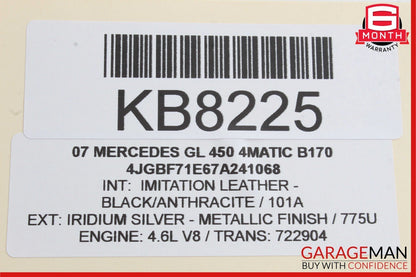06-13 Mercedes GL320 ML320 R550 GL450 Rear Glass Windshield Wiper Motor Unit