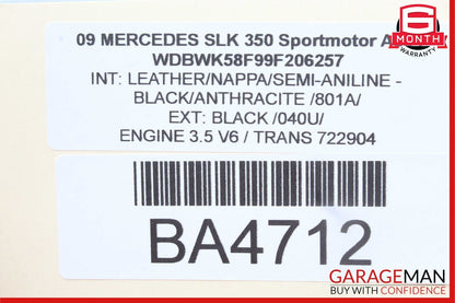 05-11 Mercedes R171 SLK280 SLK350 Front Left Side Lower Suspension Control Arm