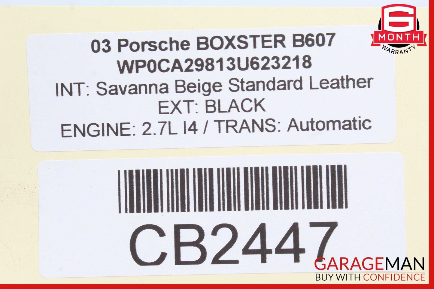 97-04 Porsche 986 Boxster Front Right Suspension Trailing Axle Link Control Arm