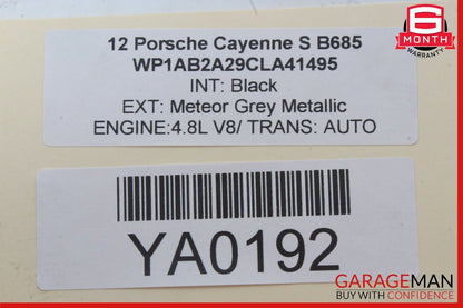 11-18 Porsche Cayenne 958 S Front Left Side Door Lock Latch Actuator OEM