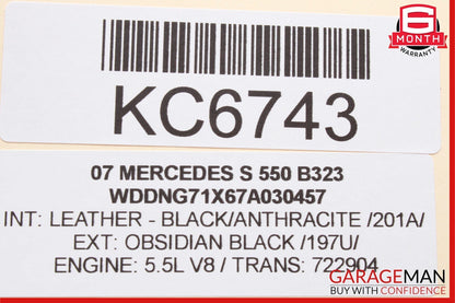 07-09 Mercedes W221 S550 Sirius Satellite Radio Receiver Control Module Unit OEM