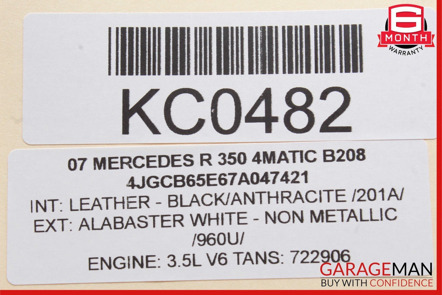 06-13 Mercedes W251 R350 R320 Right Passenger Door Corner Tweeter Speaker OEM