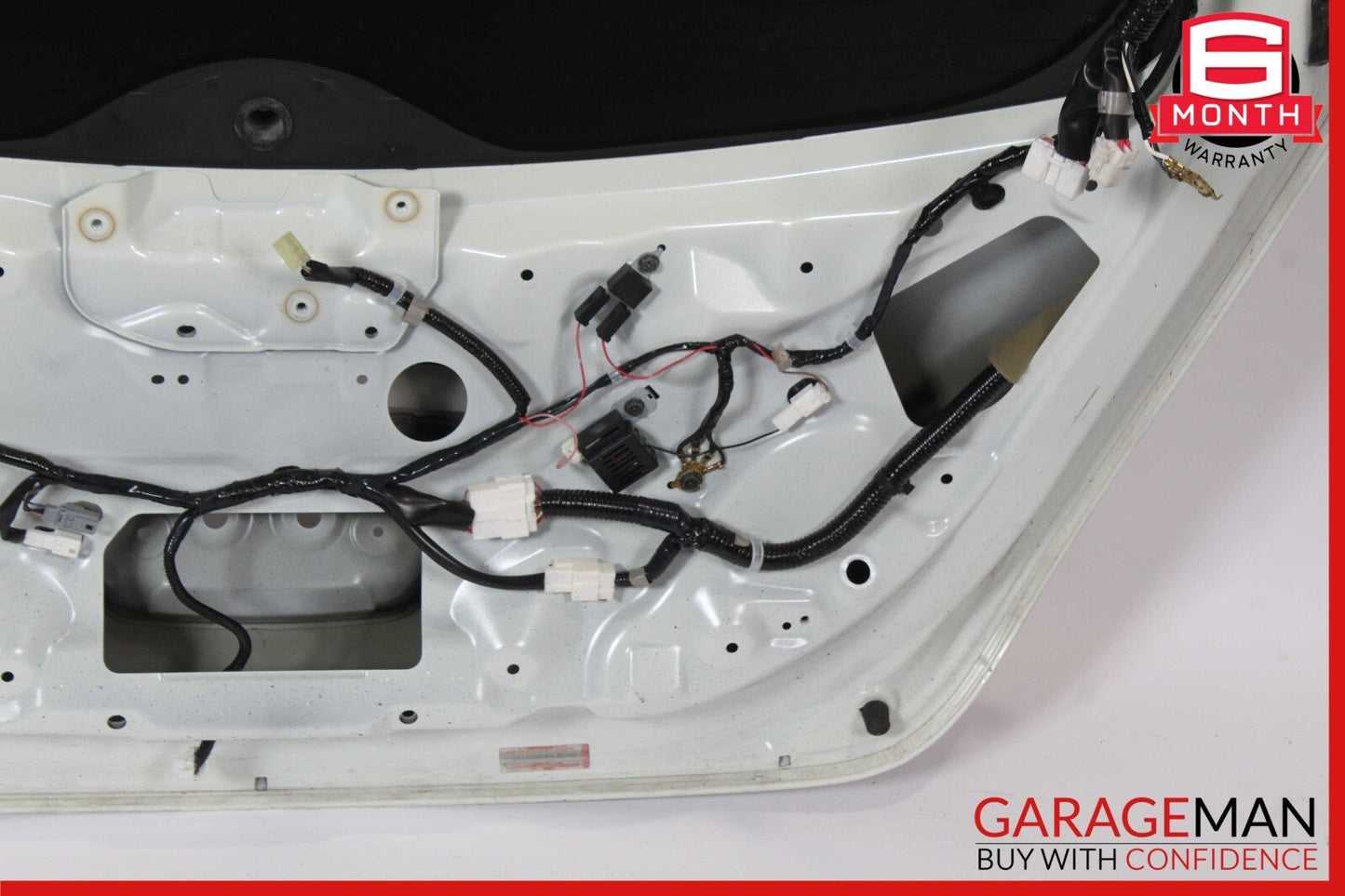 11-12 Nissan Leaf Rear Door Deck Liftgate Tailgate Trunk Lid White OEM
