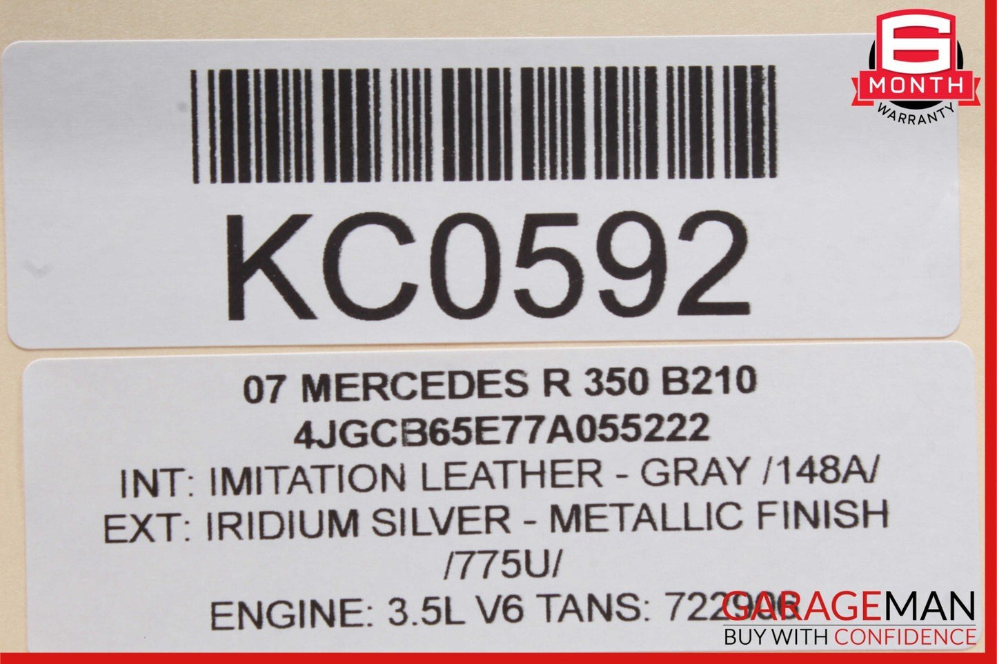 06-13 Mercedes W251 R350 CLS550 E350 TPMS Tire Pressure Control Module Unit OEM
