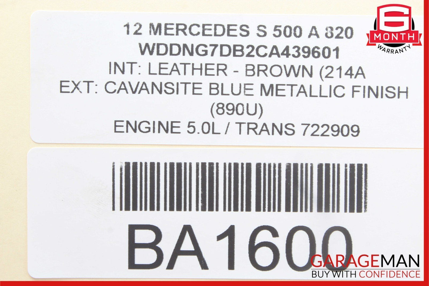 07-13 Mercedes W221 S500 CL550 Cluster Control Switch 2218215451 OEM