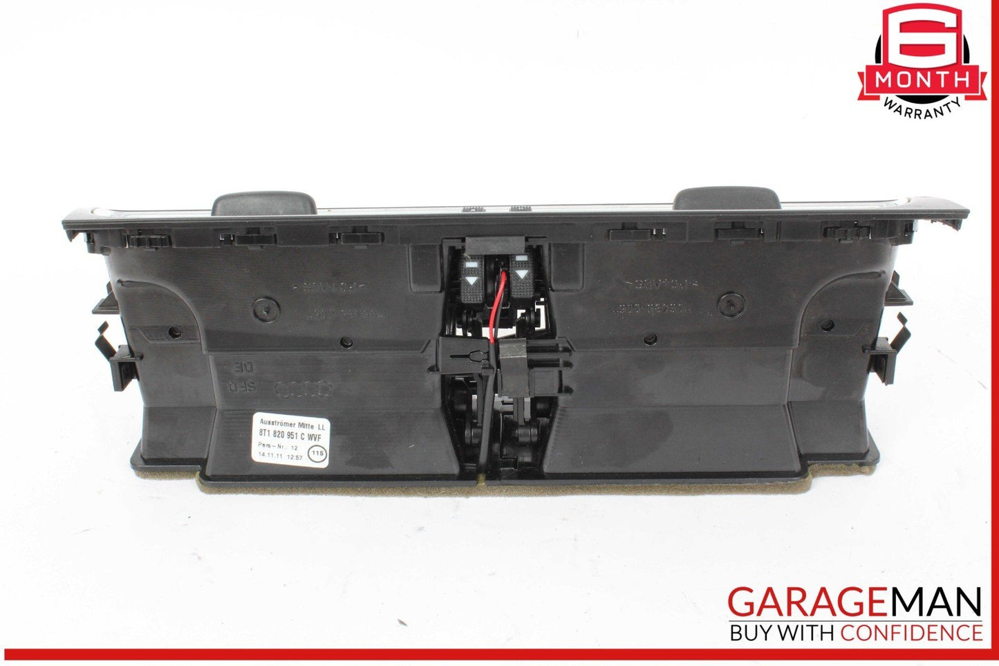 09-12 Audi S4 Front Center Dashboard AC A/C Air Conditioning Air Vent Grille OEM