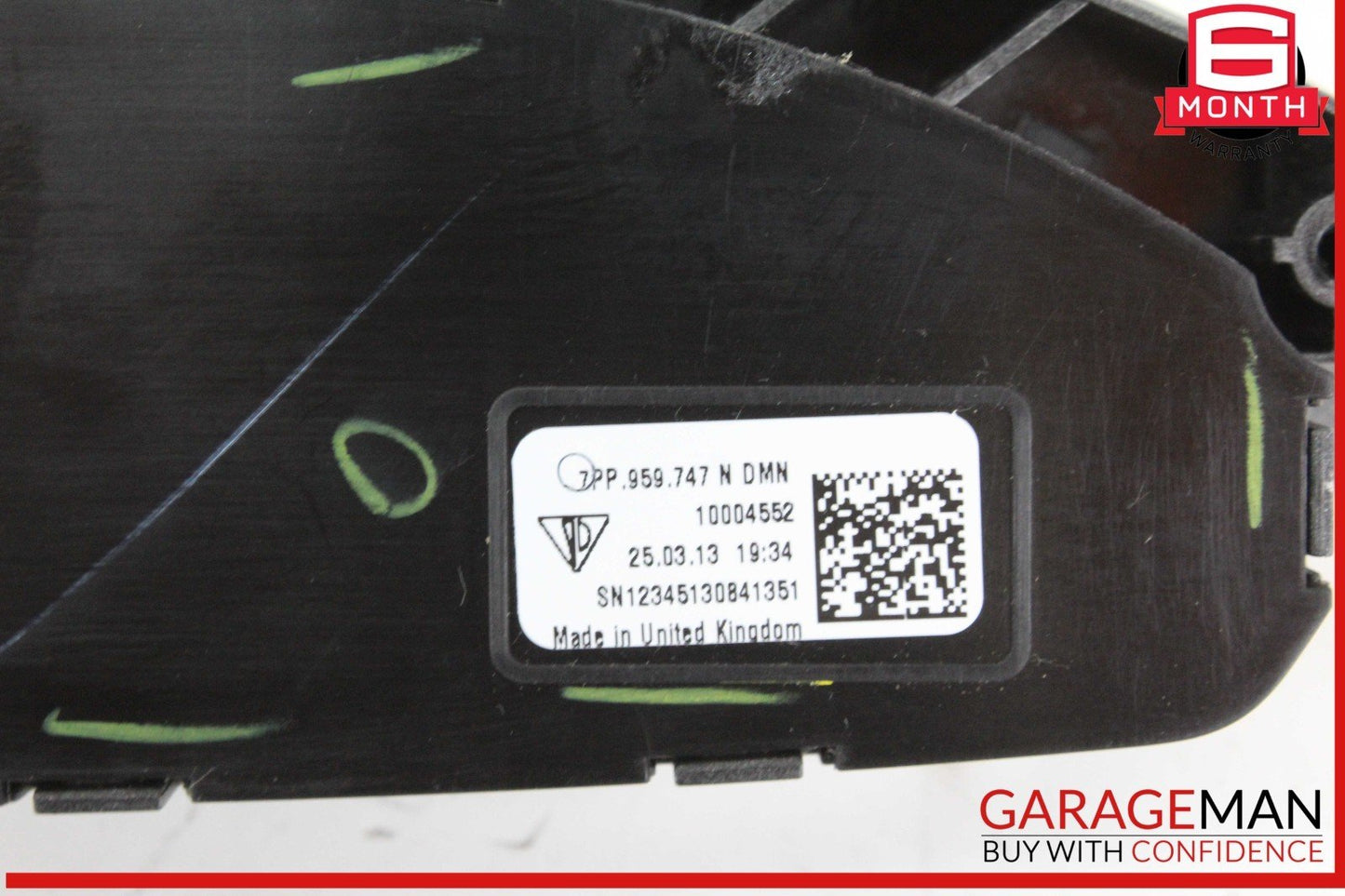 11-18 Porsche Cayenne 958 AWD Front Left Driver Side Seat Control Switch OEM
