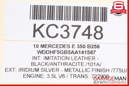 10-13 Mercedes W212 E350 Rear Left Driver Side Exterior Door Handle Silver OEM
