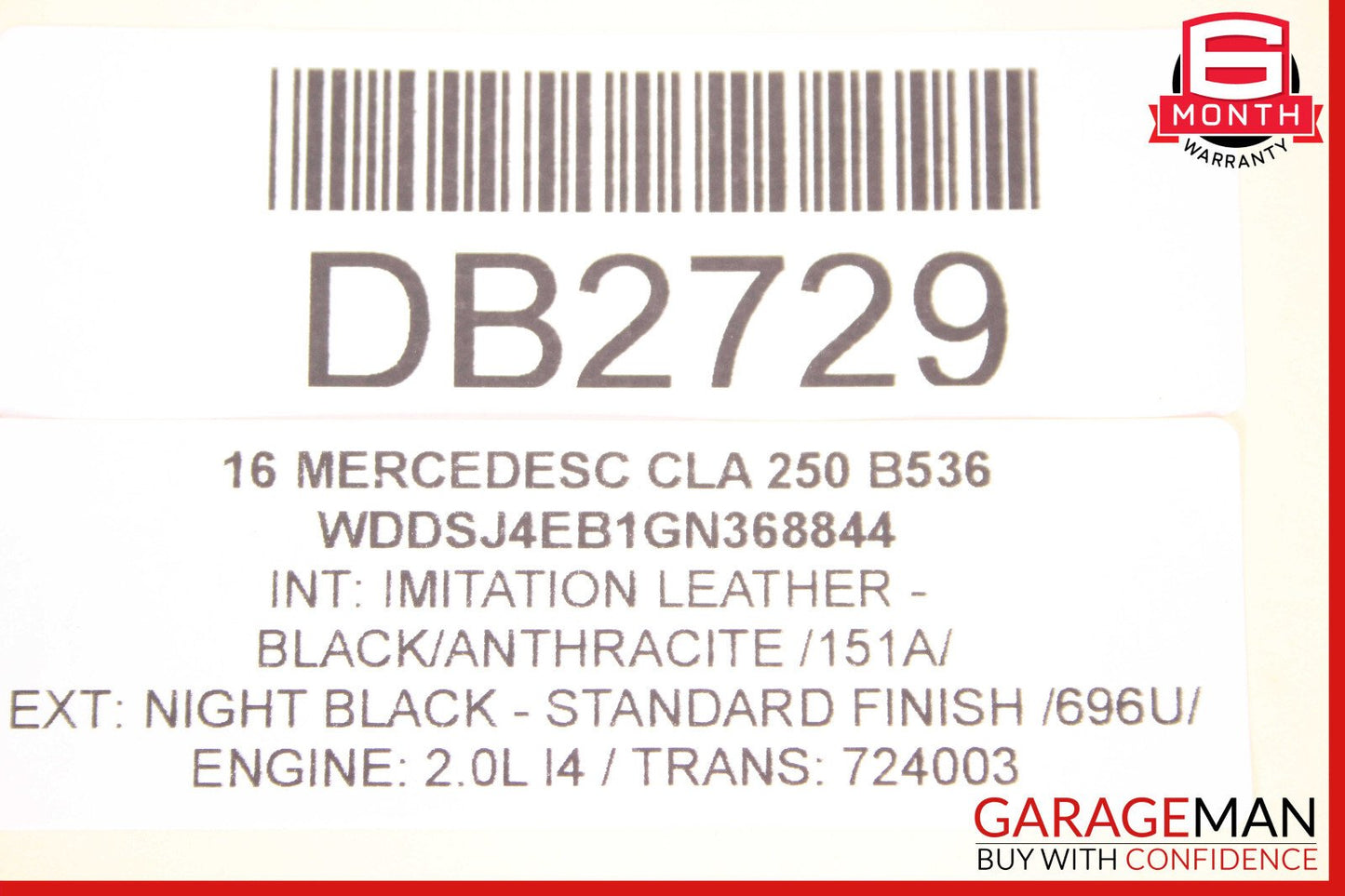 12-20 Mercedes W117 CLA250 Engine Radiator Cooling Fan Motor Shroud OEM