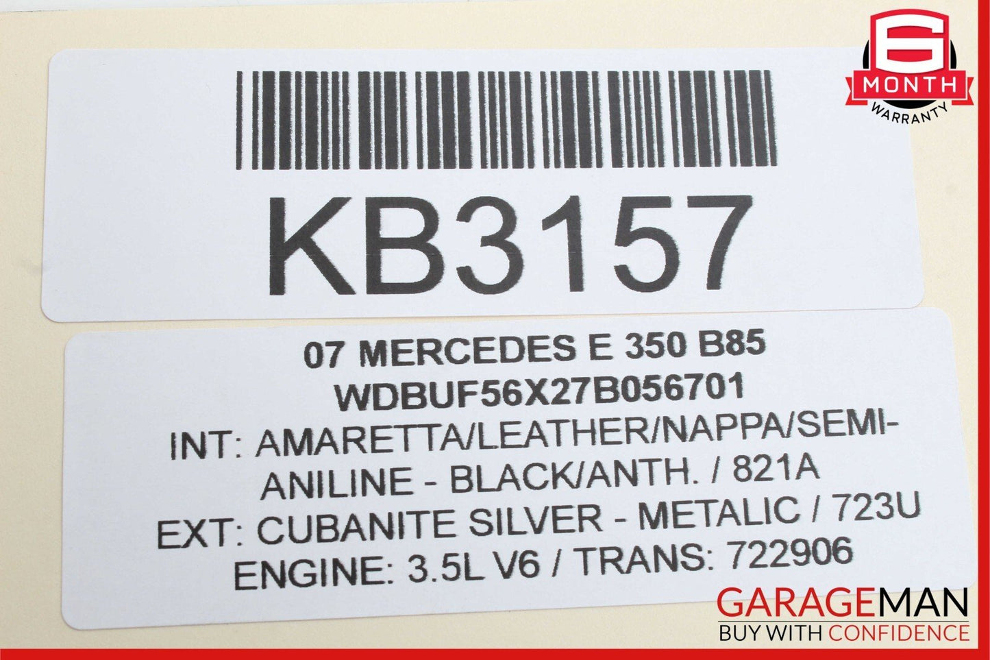 03-11 Mercedes E350 E550 CLS550 RWD Front Right Side Lower Control Arm OEM