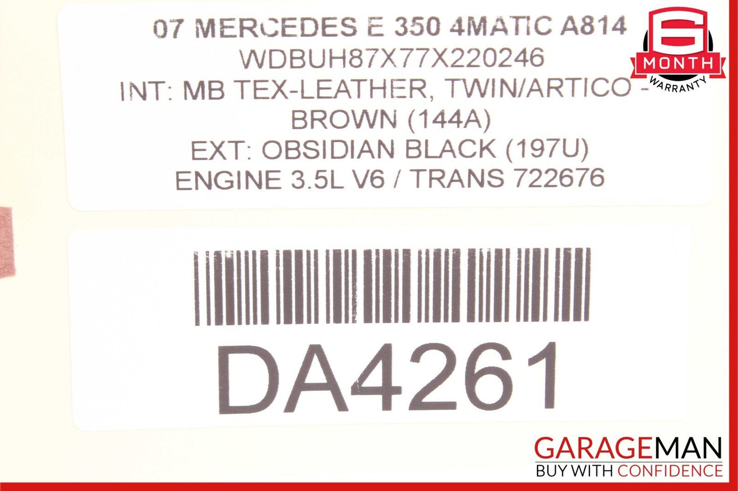 03-12 Mercedes W211 E350 CLS350 GL550 Seat Control Module Unit Front Left Side