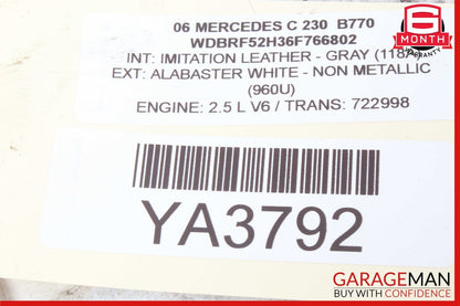03-09 Mercedes W203 C230 CLK500 Front Right Side Wheel Spindle Knuckle Hub OEM