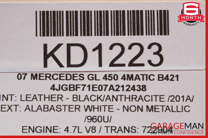 06-12 Mercedes X164 GL450 R350 ML550 DVD Player Video Splitter 1646800614 OEM