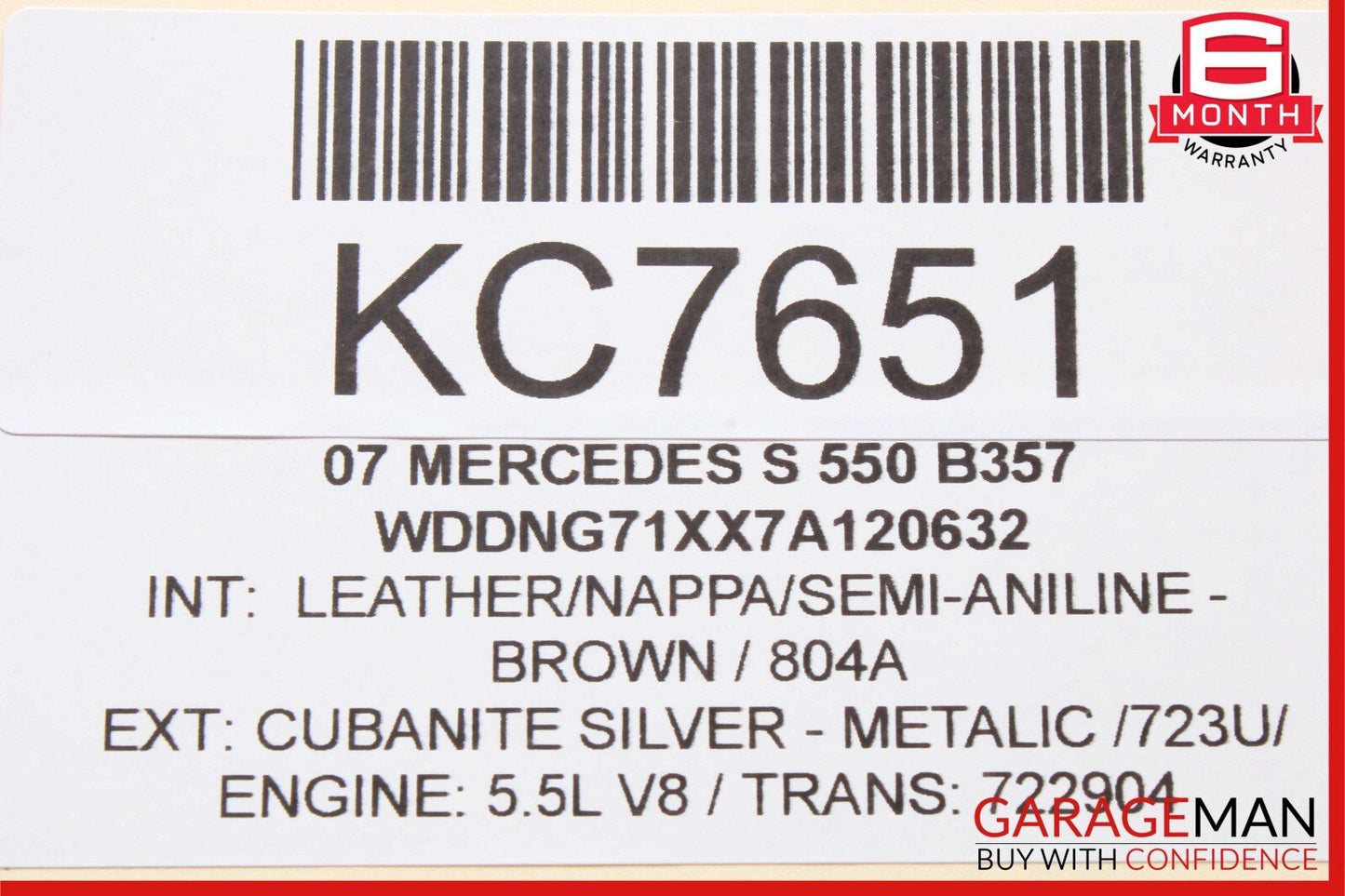 07-10 Mercedes W221 S550 CL600 Keyless Go Control Module Unit 2218702392 OEM