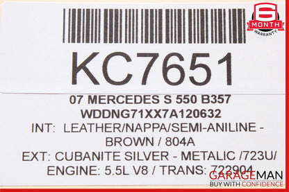 07-10 Mercedes W221 S550 CL600 Keyless Go Control Module Unit 2218702392 OEM