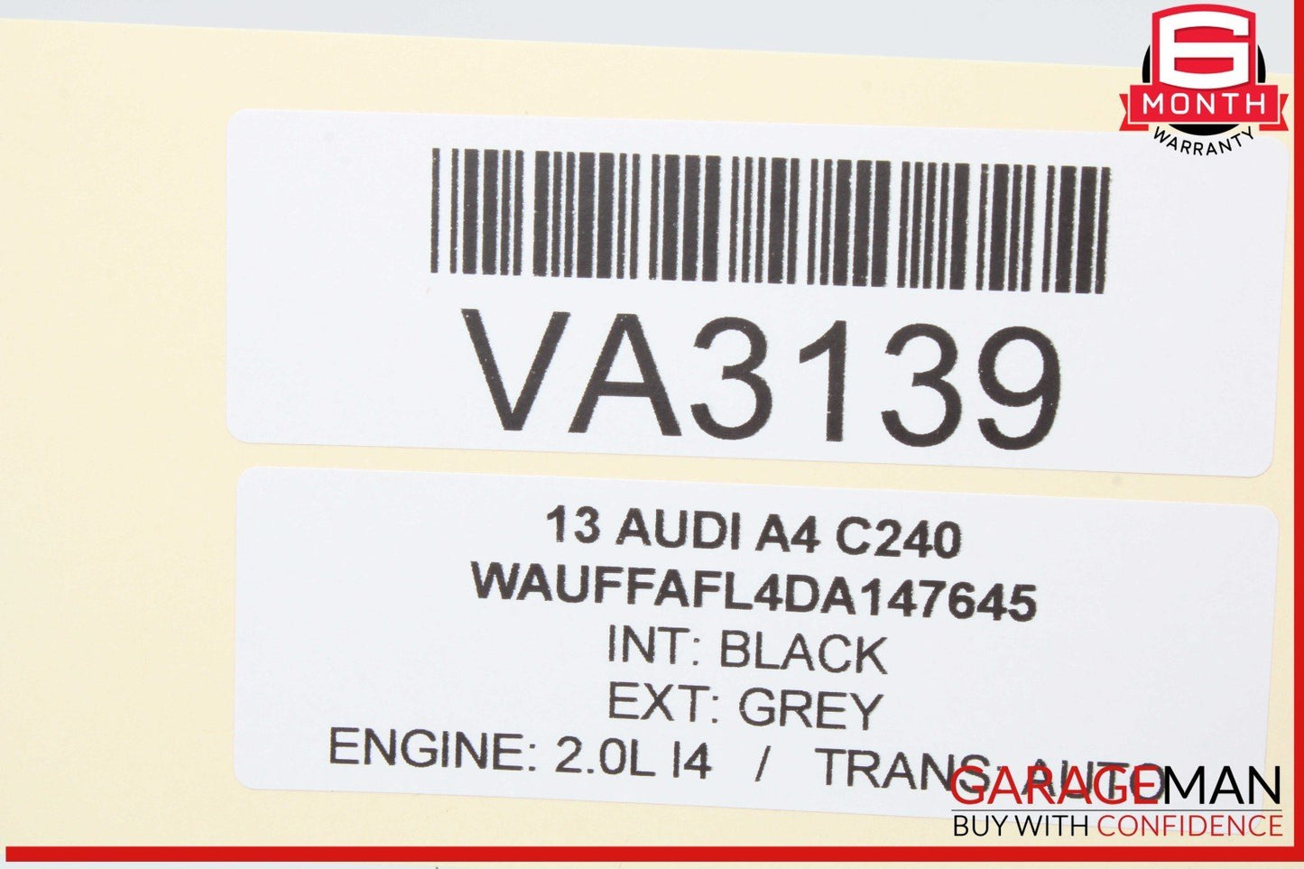 09-16 Audi A4 S4 Front Right Passenger Side Seat Belt Seatbelt Retractor OEM