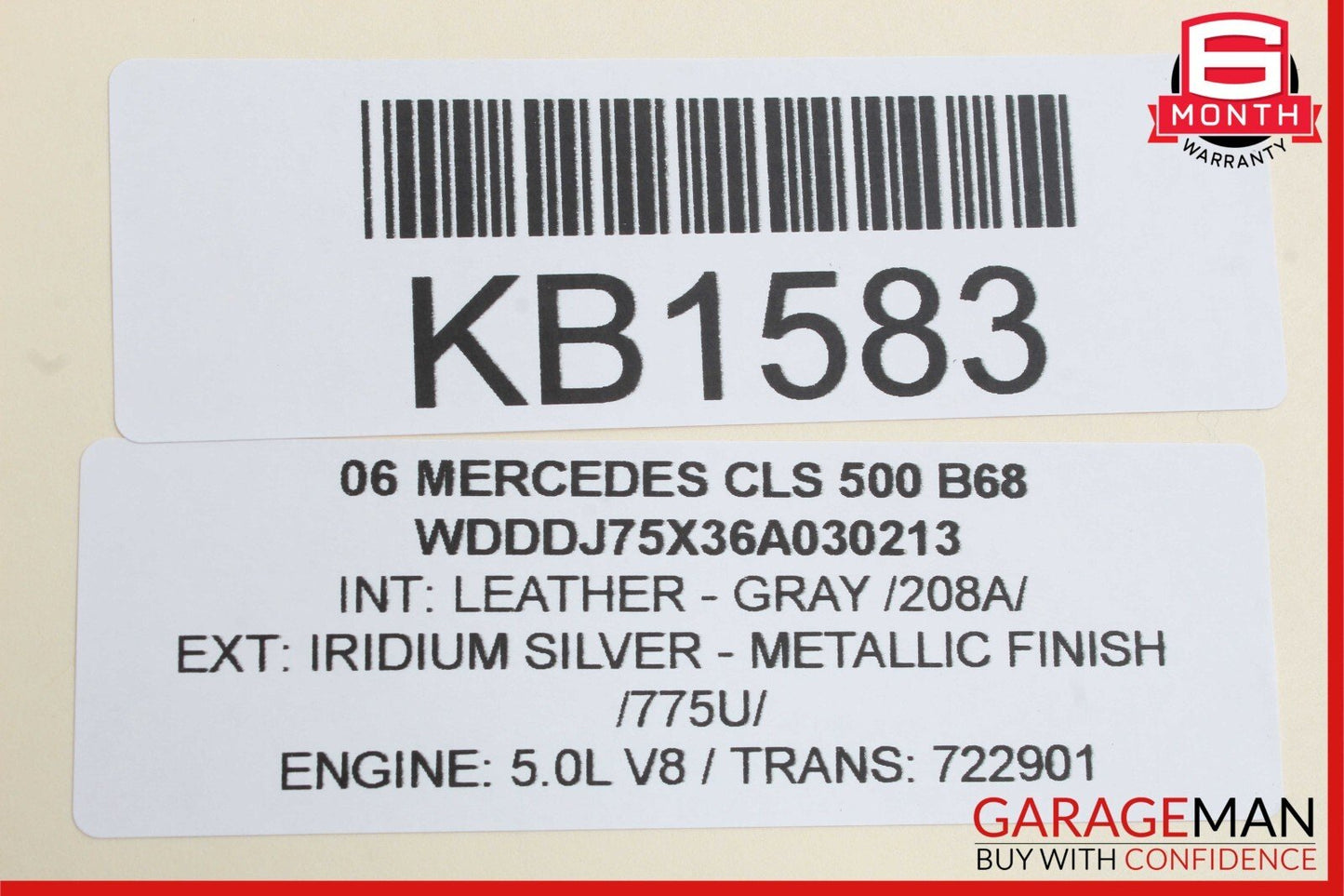 06-08 Mercedes W219 CLS55 CLS500 Parktronic Control Module Unit PDC 2195450332