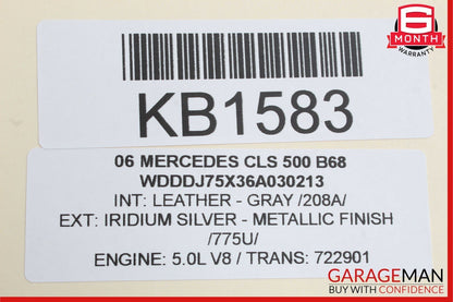 06-08 Mercedes W219 CLS55 CLS500 Parktronic Control Module Unit PDC 2195450332