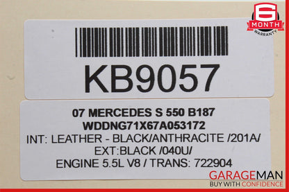 07-13 Mercedes W221 S550 Rear Right Side Door Window Regulator Motor Unit OEM