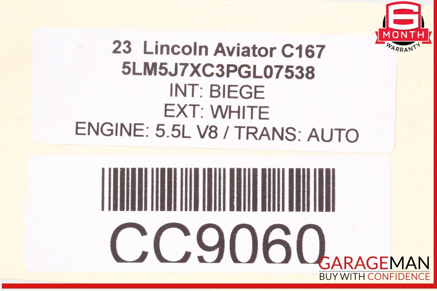 20-24 Lincoln Aviator Front Differential Axle Carrier OEM