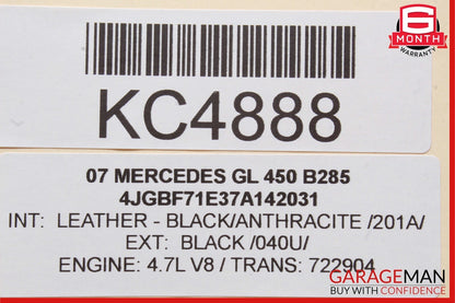 07-16 Mercedes X164 GL450 GL550 Rear 3rd Third Row Seat Motor 1648201942 OEM