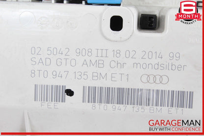 13-16 Audi A4 S4 SQ5 Front Upper Overhead Dome Reading Light Lamp 8T0947135BM