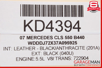03-12 Mercedes W219 CLS550 CLS63 AMG Front Right Seat Control Module Unit