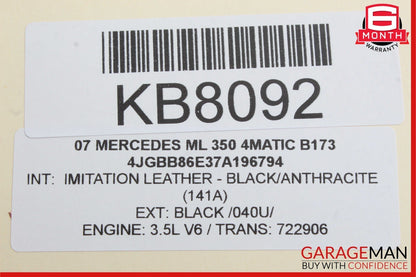 06-12 Mercedes W164 ML350 4MATIC Rear Right&Left Side Door Sound Audio Speakers