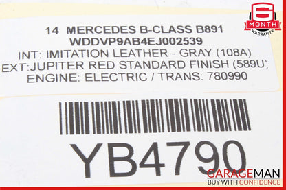08-11 Mercedes W204 C300 C250 Right Side Exterior Door Handle Front or Rear OEM