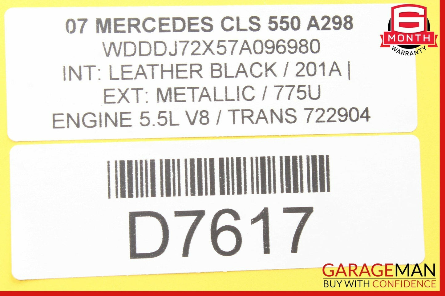 03-11 Mercedes W211 CLS550 E500 Front Right Under Seat Control Module OEM