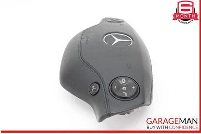 07-10 Mercedes W221 S550 CL550 Steering Wheel Airbag Air Bag Black OEM
