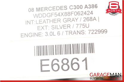 08-11 Mercedes W204 C300 C63 AMG Floor Gear Selector Shifter 2042673724 OEM