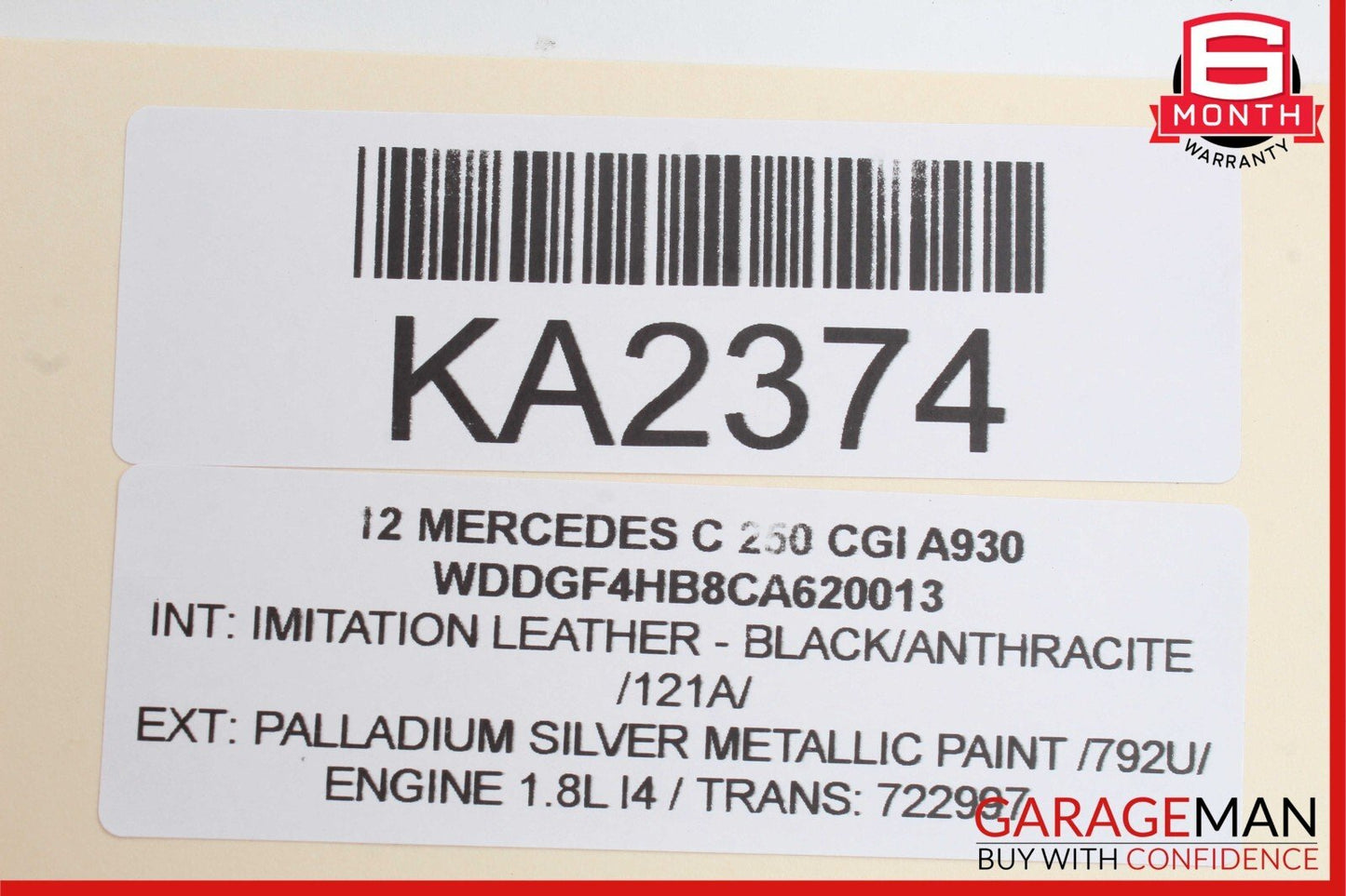 12-14 Mercedes C250 C300 Speedometer Odometer Instrument Cluster Gauge