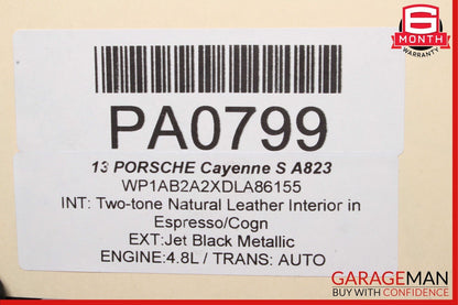 11-17 Porsche Cayenne 958 Panoramic Upper Head Sunroof Moonroof Motor Assembly
