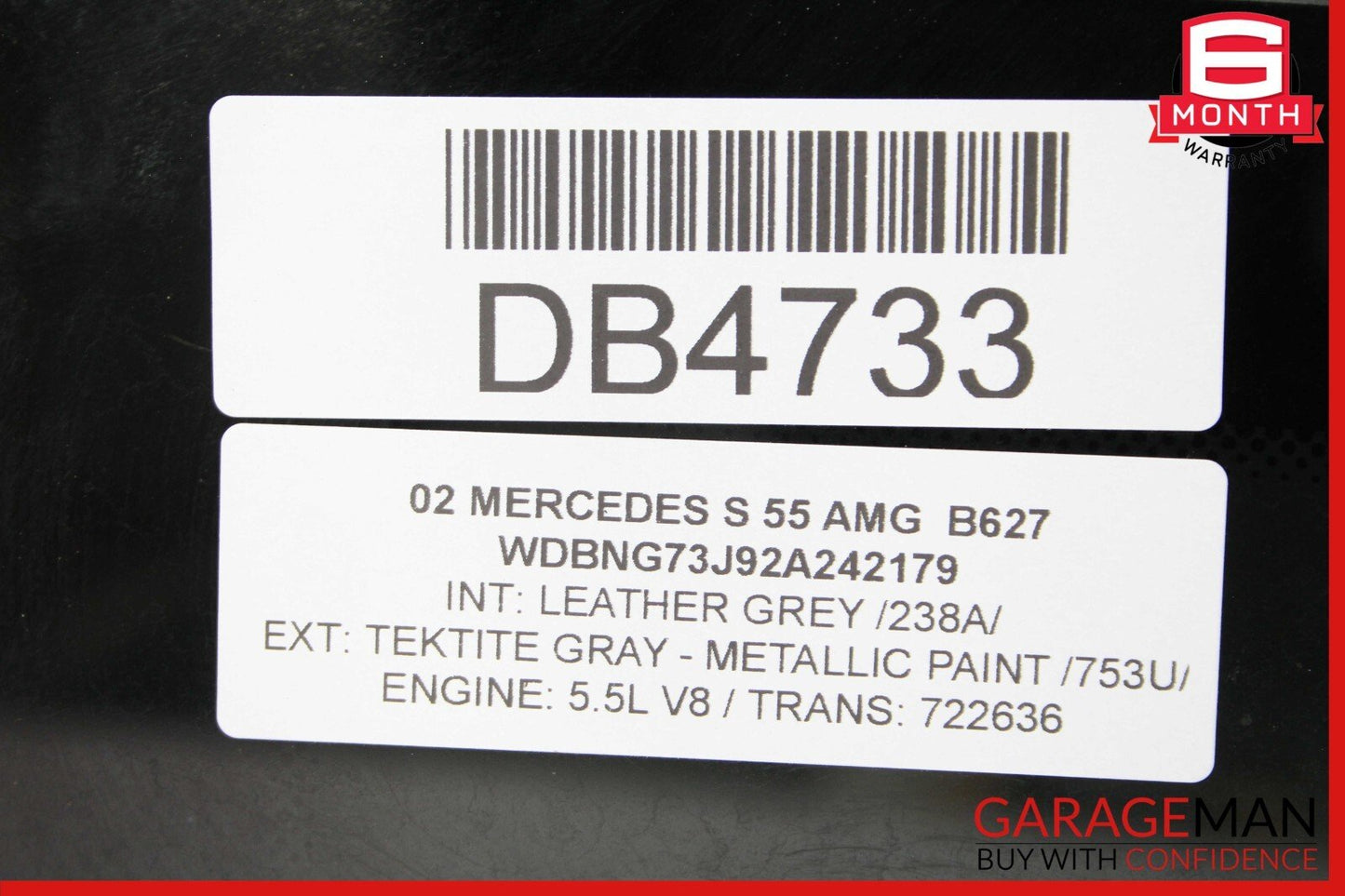 00-06 Mercedes W220 S55 S65 AMG Sunroof Sun Roof Top Glass Panel 2207800021 OEM