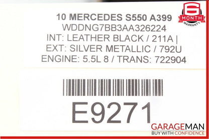 10-13 Mercedes W221 S550 S65 AMG Rear Left or Right Side Door Control Module OEM