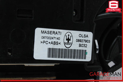 13-17 Maserati Ghibli Front Overhead Over Head Dome Light Lamp 670024714 OEM
