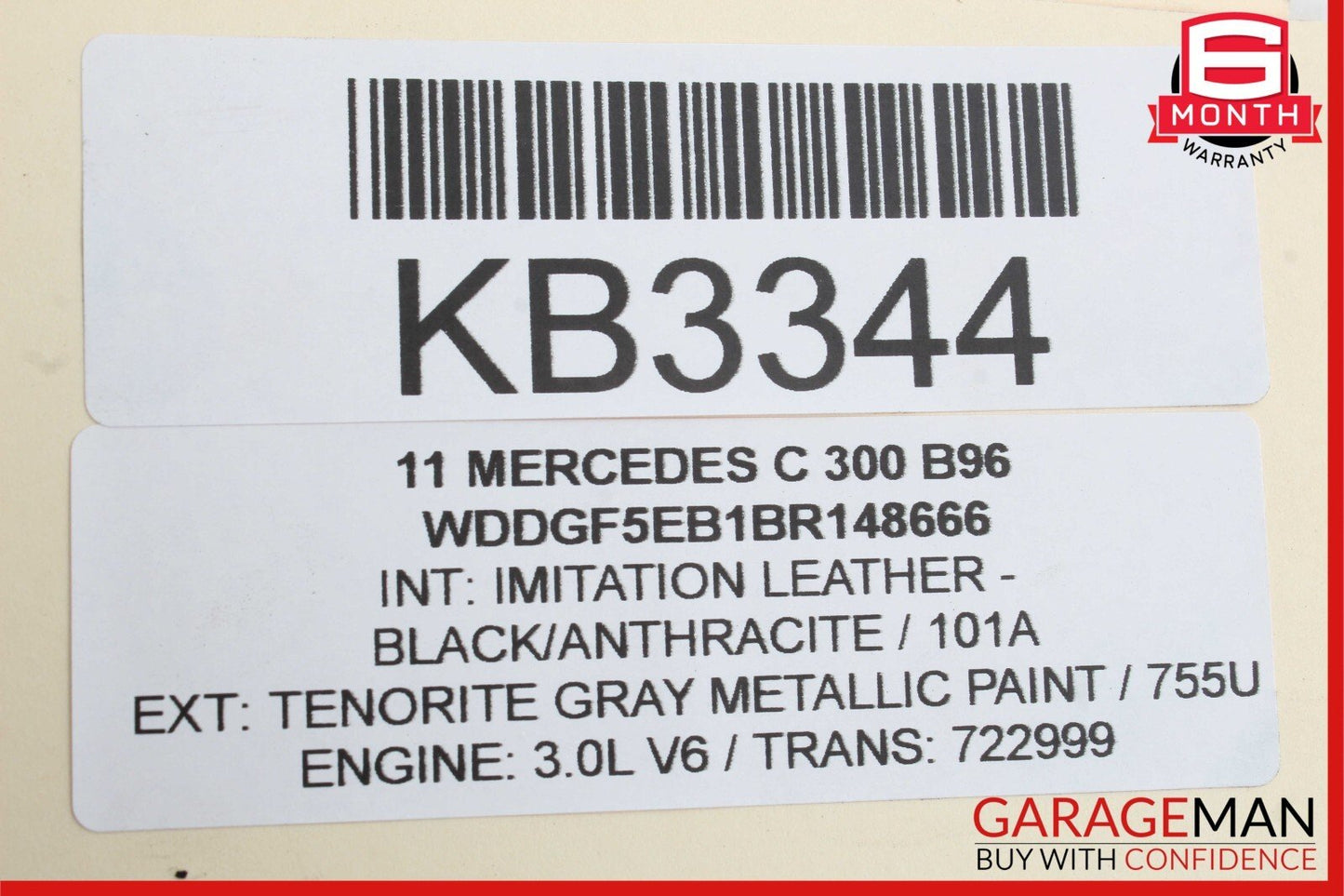08-14 Mercedes W204 C300 C350 Rear Left Driver Side Door Lock Latch Actuator OEM