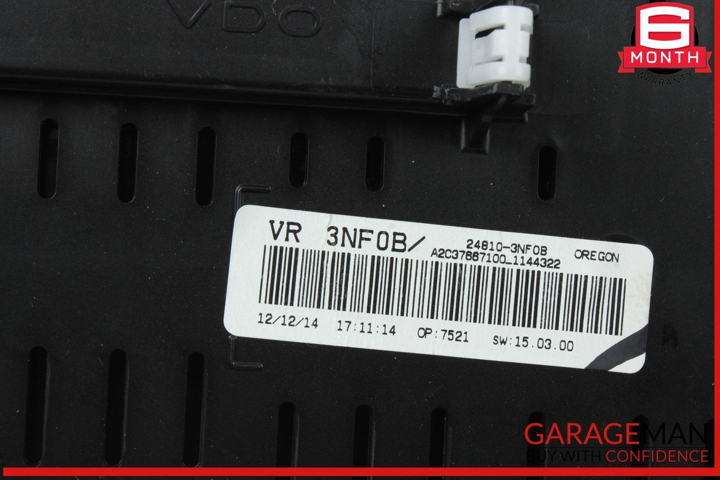 11-17 Nissan Leaf Lower Speedometer Cluster Assembly 248103NF0B OEM