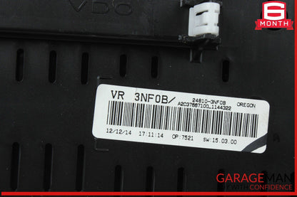 11-17 Nissan Leaf Lower Speedometer Cluster Assembly 248103NF0B OEM