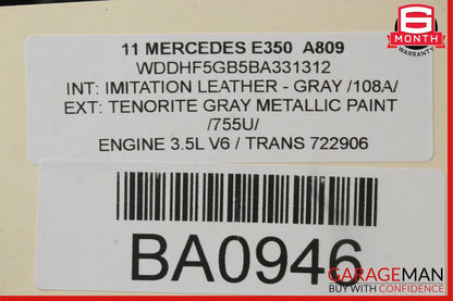 10-16 Mercedes W212 E350 E550 Front Left Top Upper Control Arm 2123302711 OEM