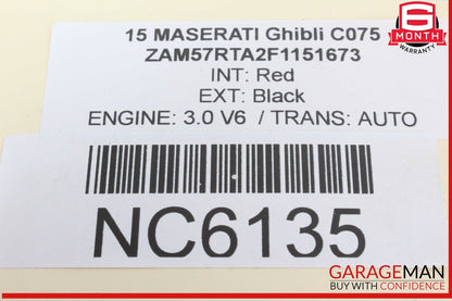 14-17 Maserati Ghibli BCM Body Computer Control Module Unit 68226670AA OEM