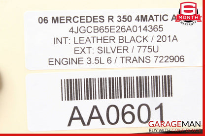 06-08 Mercedes W251 R350 R550 Trunk Lid Hydraulic Pump Motor Cylinder Assembly