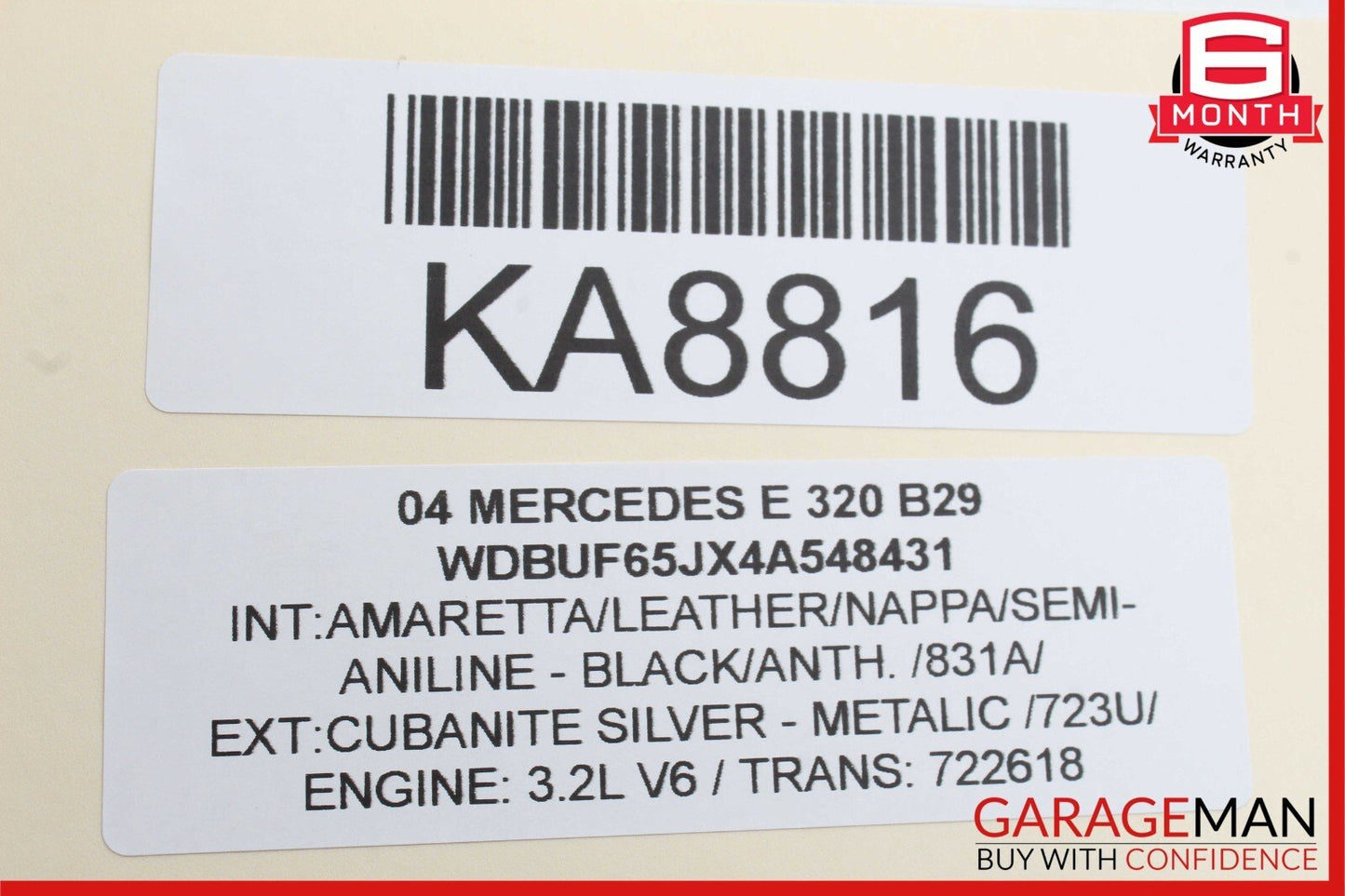 03-09 Mercedes W211 E320 E550 E63 AMG Rear Right Side Door Control Module Unit